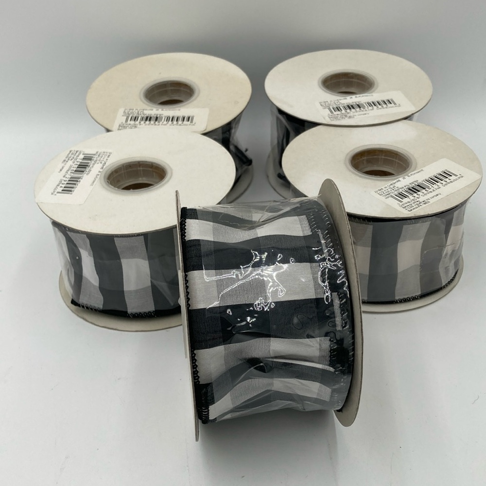 Buffalo Check Wire Ribbon